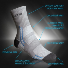 Sportovní ponožky s aktivním stříbrem